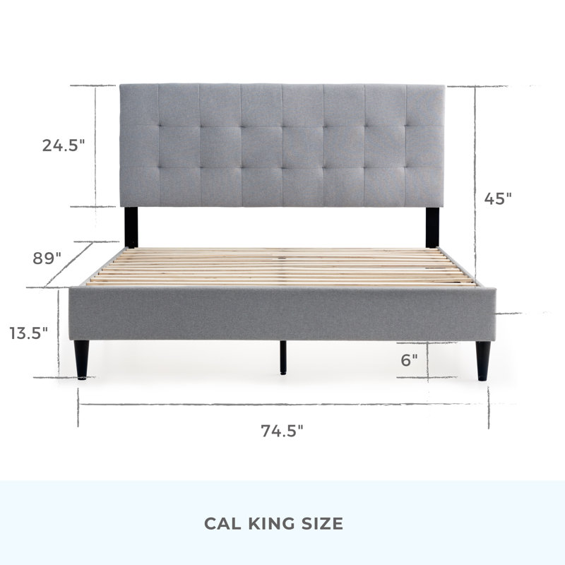 Andover Mills™ Peters Upholstered Bed & Reviews Wayfair Canada